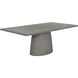 Cavallini 79 X 43 inch Light Grey Outdoor Dining Table